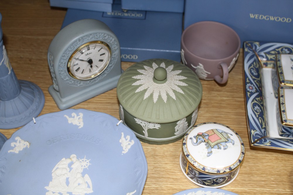 A collection of Wedgwood jasperwares